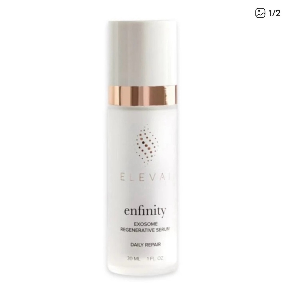 FOR ELEANOR 2 BOTTLES Enfinity Exosome Regenerative Serum - White and Gold